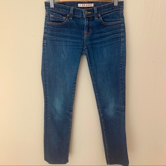 J BRAND Low-Rise Pencil Leg Ink Skinny Jeans Short Inseam Hemmed - Picture 2 of 15